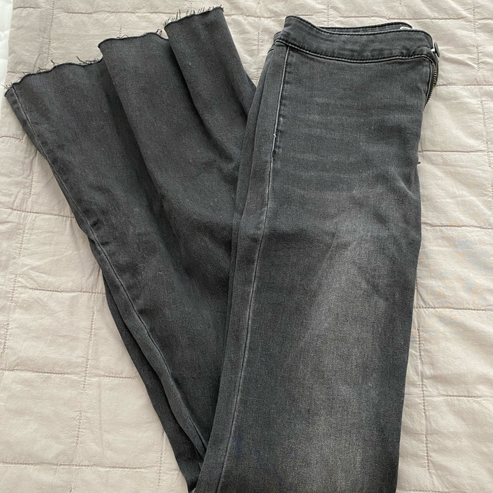 Black Free people Flare Jeans Size 27